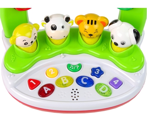 Interactive Animal Toy Learning English Light Sound