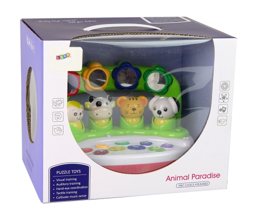 Interactive Animal Toy Learning English Light Sound