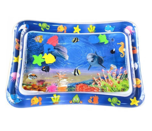 Inflatable Water Mat for Toddlers Sea World Animals