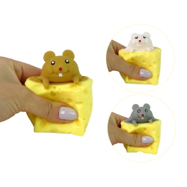 Squishy Cheese Mouse Squishy Sensory Mouse Pop It