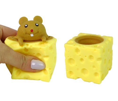 Squishy Cheese Mouse Squishy Sensory Mouse Pop It