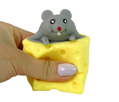 Squishy Cheese Mouse Squishy Sensory Mouse Pop It