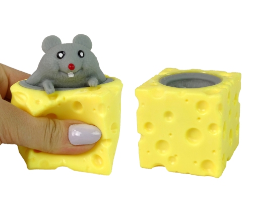 Squishy Cheese Mouse Squishy Sensory Mouse Pop It