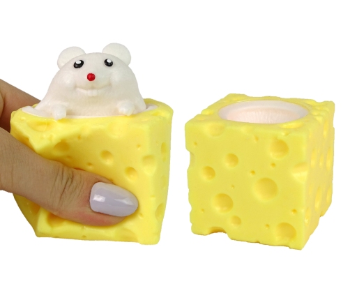 Squishy Cheese Mouse Squishy Sensory Mouse Pop It