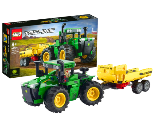 LEGO TECHNIC Bricks John Deere Tractor 9620R 4WD 42136