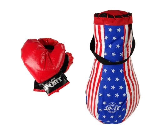 Kids Punch Bag Kit Childrens Mega Boxing Set + Gloves Boxing Bag Set 40 cm