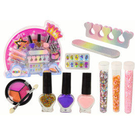 Rainbow Nail Art Makeup Set