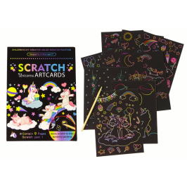 Scratch Coloring Book For Kids Unicorns