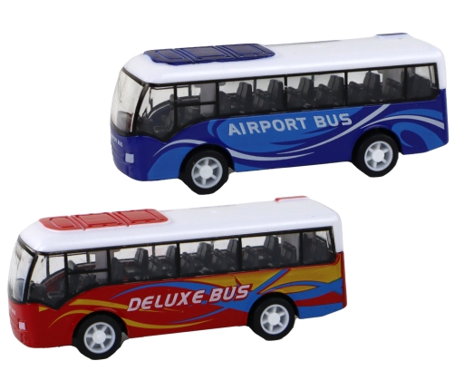 Campers Buses With Friction Drive 1:87 4 Pieces