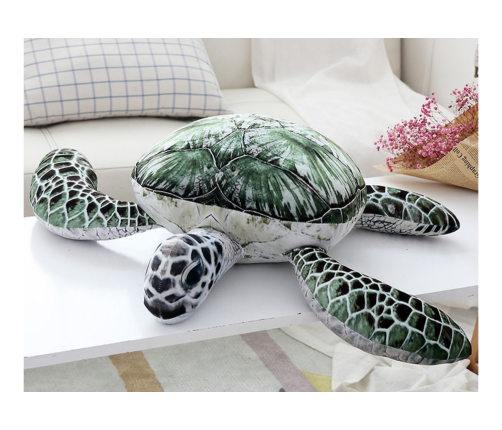 Plush Sea Turtle Mascot 35 cm