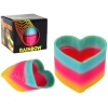 Iconic Rainbow Spring Heart Calming Gadget 6CM