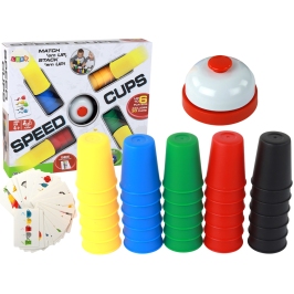 Family Arcade Game Speed Cups Cups Bell Cards