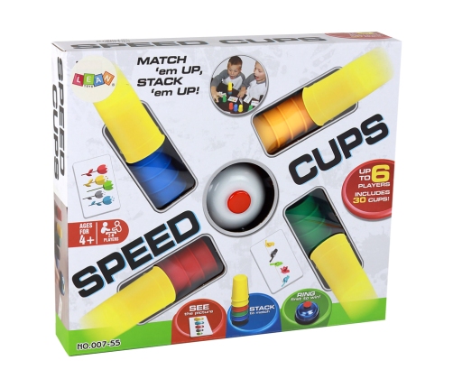 Family Arcade Game Speed Cups Cups Bell Cards