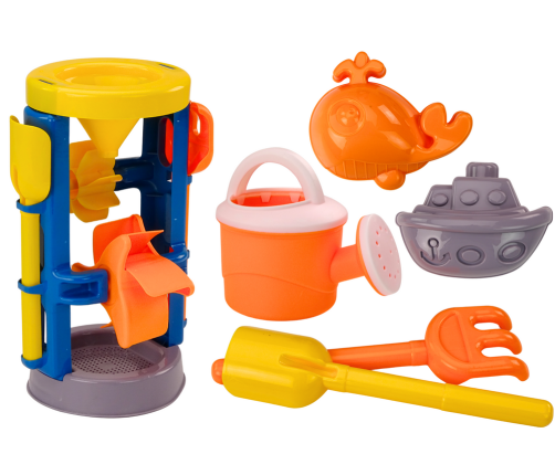 Sand Toys, Large Grinder, Spatula, Rake, Watering Can, Molds