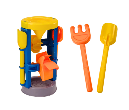 Sand Toys, Large Grinder, Spatula, Rake, Watering Can, Molds