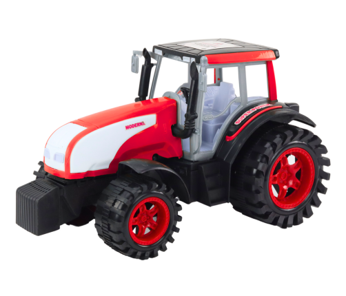 Large Farm Tractor Agricultural Drive Red