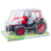 Large Farm Tractor Agricultural Drive Red