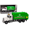 Garbage truck Garbage bins Lights Sounds Drive White and green