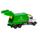 Garbage truck Garbage bins Lights Sounds Drive White and green