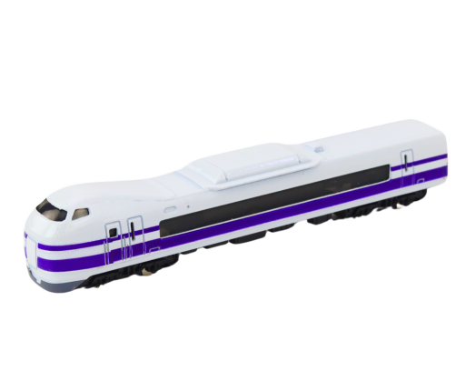 Collector's Model Train Wagon 1:48 Metal White and Purple