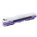 Collector's Model Train Wagon 1:48 Metal White and Purple