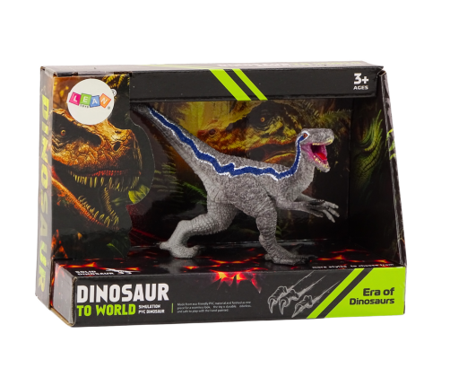 Dinosaur Collectible Figurine Velocitaptor Gray 1El