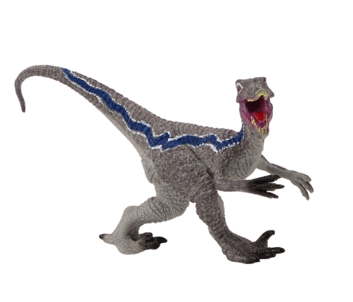 Dinosaur Collectible Figurine Velocitaptor Gray 1El