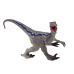 Dinosaur Collectible Figurine Velocitaptor Gray 1El