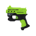 Mini Foam Dart Gun With Suction Cups, green