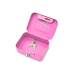 Piggy Bank Storage Box, Lockable, Two Keys, Metal, Pink