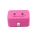 Piggy Bank Storage Box, Lockable, Two Keys, Metal, Pink