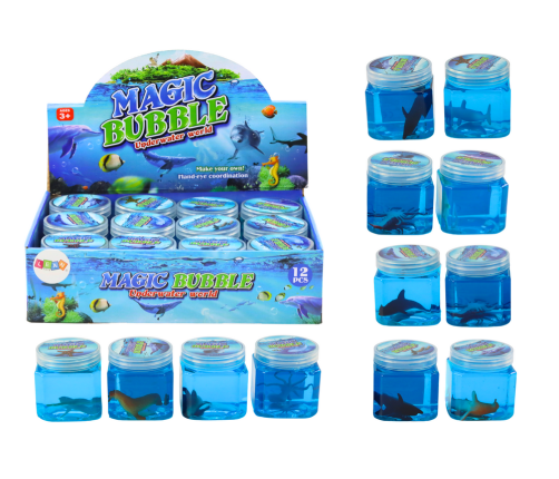 Slime in a Box Animal Figures 150 g 12 Designs Blue