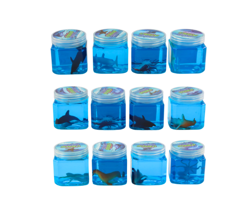 Slime in a Box Animal Figures 150 g 12 Designs Blue