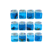 Slime in a Box Animal Figures 150 g 12 Designs Blue