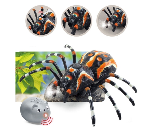 Remote Controlled Spider Tarantula Infrared Black R/C ST