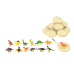 Dinosaur Eggs Set Figures Excavation Board Game 12 Pcs