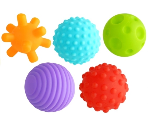 Set for a Baby Sensory Balls 6 pieces