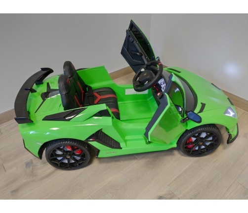 Lamborghini Aventador Electric Ride On Car - Green