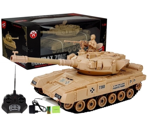 R/C Tank 30 cm Remote Control with Charger Yellow