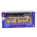 Tourist Coach Double Decker Openable Door Yellow