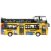 Tourist Coach Double Decker Openable Door Yellow