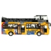 Tourist Coach Double Decker Openable Door Yellow