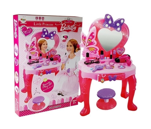 Beauty Set Dressing table for a girl with a mirror, sounds and lights