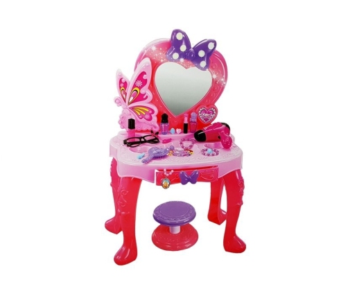 Beauty Set Dressing table for a girl with a mirror, sounds and lights