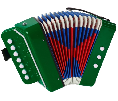 Accordion Instrument for a Young Musician Green