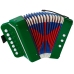 Accordion Instrument for a Young Musician Green