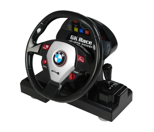 Remote Controlled BMW M3 Black 2.4G Pilot Steering Wheel 1:18 Sound Lights