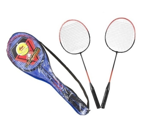 Badminton Rackets Set In A Cover