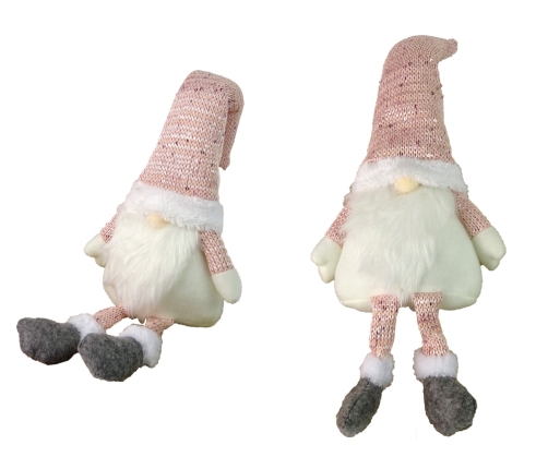 Christmas Gnome Glowing Gnome 40 cm Pink