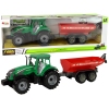 Green Tractor with Red Trailer Fractal Drive